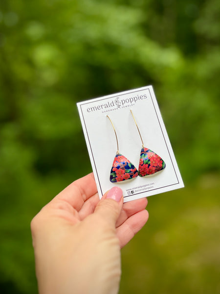 Hot Pink/Royal Blue Floral - Garden Party