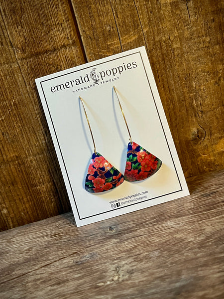 Hot Pink/Royal Blue Floral - Garden Party